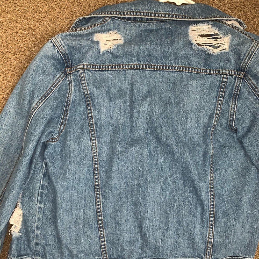 Distressed Jean Jacket - Picture 3 of 3